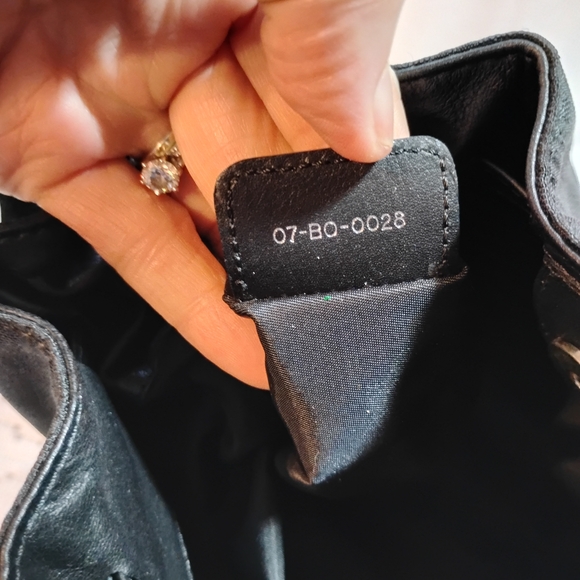 CHRISTIAN DIOR Black Canvas LOGO Bag - Picture 11 of 15